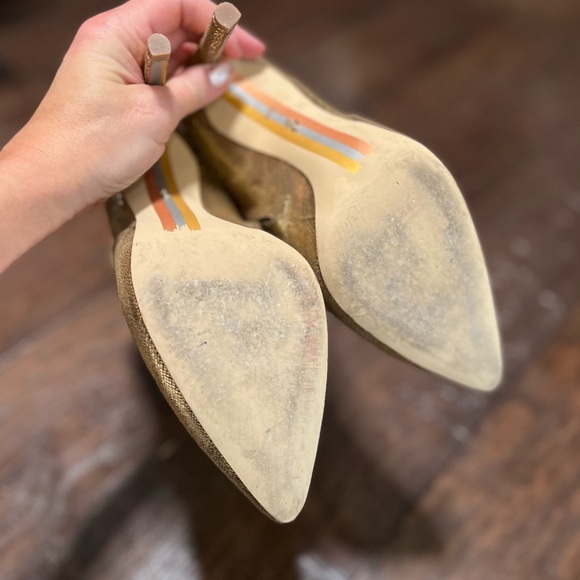 Sam Edelman gold bootie 6.5 - Picture 4 of 4